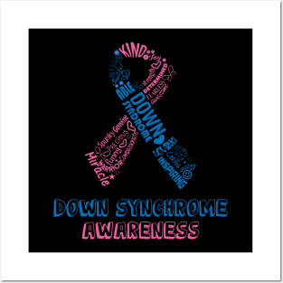 Down syndrome awareness loving caring inspiring Posters and Art